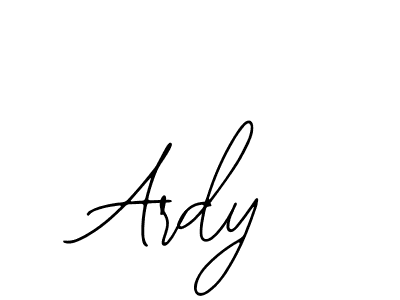 Similarly Bearetta-2O07w is the best handwritten signature design. Signature creator online .You can use it as an online autograph creator for name Ardy. Ardy signature style 12 images and pictures png