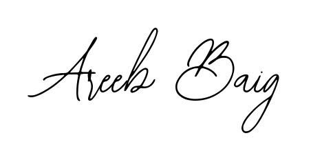 Design your own signature with our free online signature maker. With this signature software, you can create a handwritten (Bearetta-2O07w) signature for name Areeb Baig. Areeb Baig signature style 12 images and pictures png