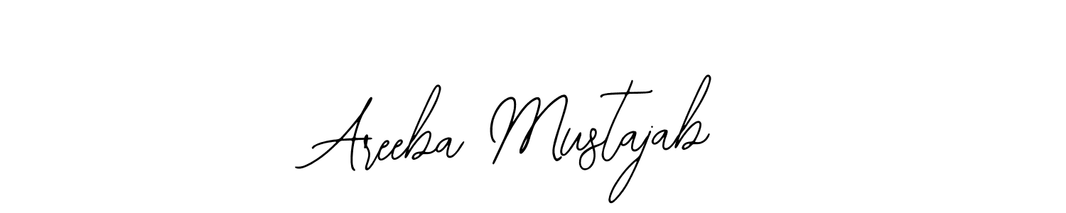 Once you've used our free online signature maker to create your best signature Bearetta-2O07w style, it's time to enjoy all of the benefits that Areeba Mustajab name signing documents. Areeba Mustajab signature style 12 images and pictures png