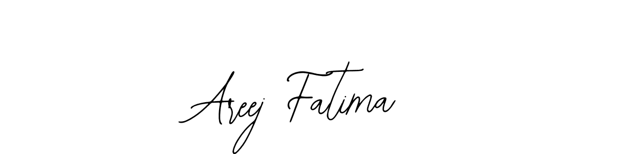 if you are searching for the best signature style for your name Areej Fatima. so please give up your signature search. here we have designed multiple signature styles  using Bearetta-2O07w. Areej Fatima signature style 12 images and pictures png