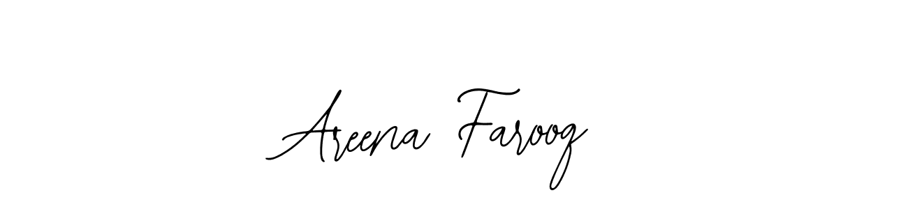 Use a signature maker to create a handwritten signature online. With this signature software, you can design (Bearetta-2O07w) your own signature for name Areena Farooq. Areena Farooq signature style 12 images and pictures png