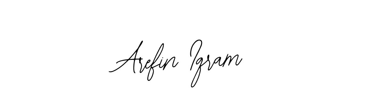 You can use this online signature creator to create a handwritten signature for the name Arefin Iqram. This is the best online autograph maker. Arefin Iqram signature style 12 images and pictures png