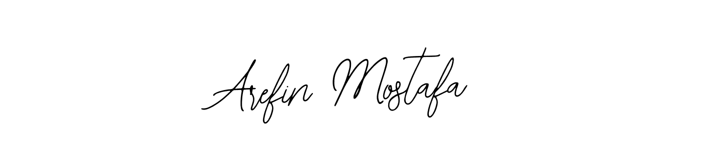 How to make Arefin Mostafa signature? Bearetta-2O07w is a professional autograph style. Create handwritten signature for Arefin Mostafa name. Arefin Mostafa signature style 12 images and pictures png