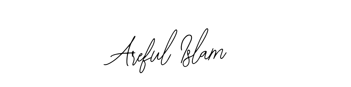 Use a signature maker to create a handwritten signature online. With this signature software, you can design (Bearetta-2O07w) your own signature for name Areful Islam. Areful Islam signature style 12 images and pictures png