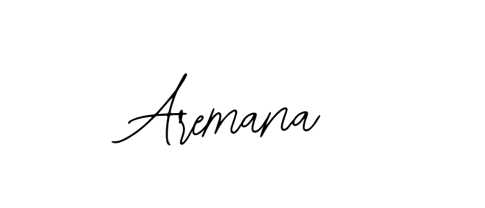 Use a signature maker to create a handwritten signature online. With this signature software, you can design (Bearetta-2O07w) your own signature for name Aremana. Aremana signature style 12 images and pictures png