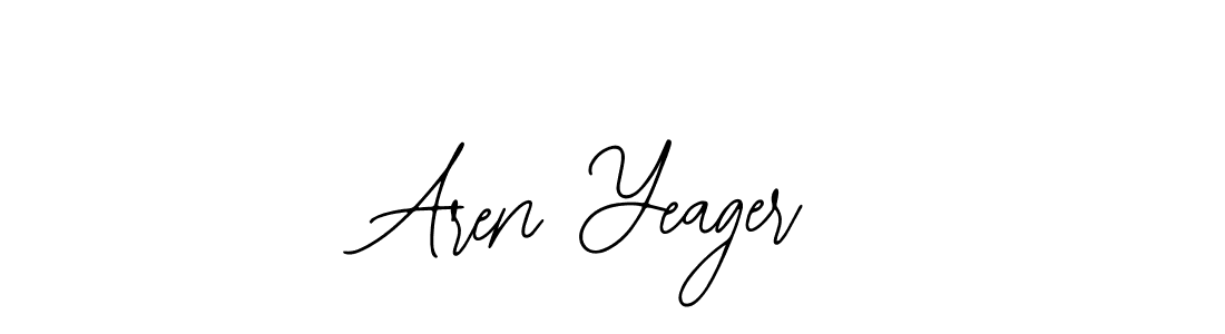 The best way (Bearetta-2O07w) to make a short signature is to pick only two or three words in your name. The name Aren Yeager include a total of six letters. For converting this name. Aren Yeager signature style 12 images and pictures png