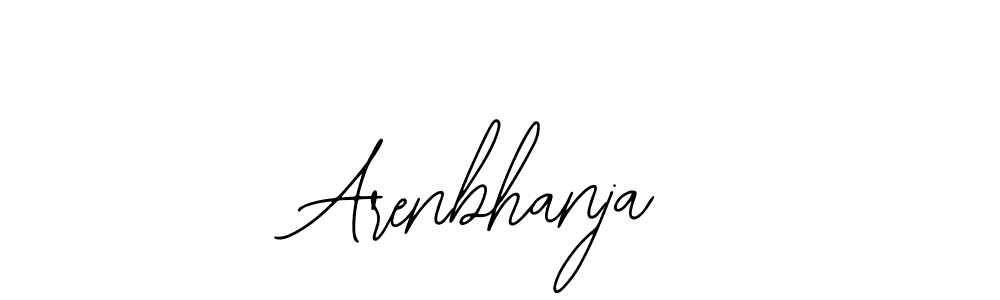 if you are searching for the best signature style for your name Arenbhanja. so please give up your signature search. here we have designed multiple signature styles  using Bearetta-2O07w. Arenbhanja signature style 12 images and pictures png