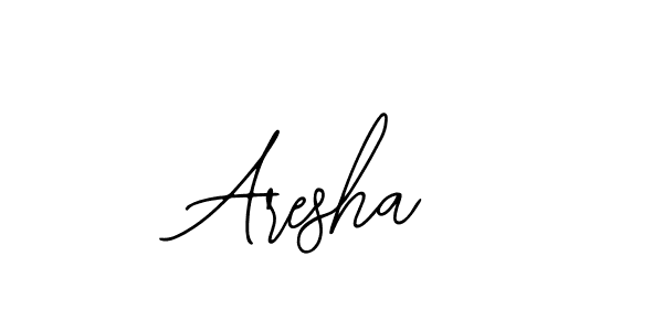 You should practise on your own different ways (Bearetta-2O07w) to write your name (Aresha) in signature. don't let someone else do it for you. Aresha signature style 12 images and pictures png