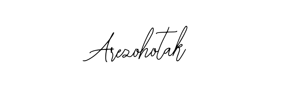 You should practise on your own different ways (Bearetta-2O07w) to write your name (Arezohotak) in signature. don't let someone else do it for you. Arezohotak signature style 12 images and pictures png