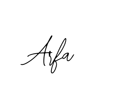 The best way (Bearetta-2O07w) to make a short signature is to pick only two or three words in your name. The name Arfa include a total of six letters. For converting this name. Arfa signature style 12 images and pictures png