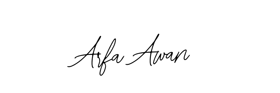Make a beautiful signature design for name Arfa Awan. Use this online signature maker to create a handwritten signature for free. Arfa Awan signature style 12 images and pictures png