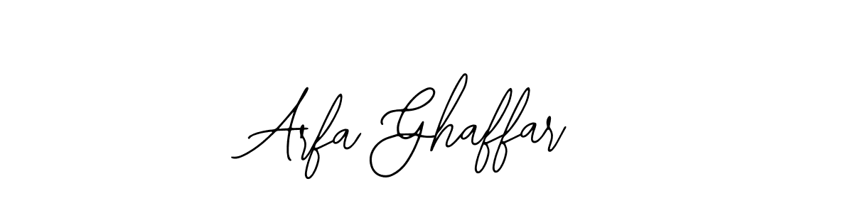 It looks lik you need a new signature style for name Arfa Ghaffar. Design unique handwritten (Bearetta-2O07w) signature with our free signature maker in just a few clicks. Arfa Ghaffar signature style 12 images and pictures png