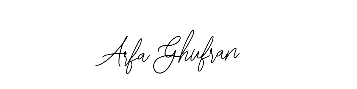 This is the best signature style for the Arfa Ghufran name. Also you like these signature font (Bearetta-2O07w). Mix name signature. Arfa Ghufran signature style 12 images and pictures png