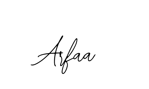 How to make Arfaa signature? Bearetta-2O07w is a professional autograph style. Create handwritten signature for Arfaa name. Arfaa signature style 12 images and pictures png