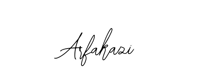 Design your own signature with our free online signature maker. With this signature software, you can create a handwritten (Bearetta-2O07w) signature for name Arfakazi. Arfakazi signature style 12 images and pictures png