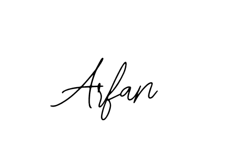 Use a signature maker to create a handwritten signature online. With this signature software, you can design (Bearetta-2O07w) your own signature for name Arfan. Arfan signature style 12 images and pictures png