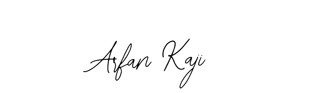 Bearetta-2O07w is a professional signature style that is perfect for those who want to add a touch of class to their signature. It is also a great choice for those who want to make their signature more unique. Get Arfan Kaji name to fancy signature for free. Arfan Kaji signature style 12 images and pictures png