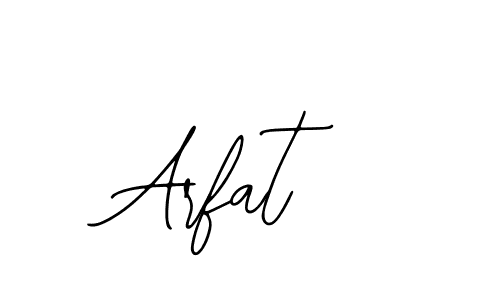 The best way (Bearetta-2O07w) to make a short signature is to pick only two or three words in your name. The name Arfat include a total of six letters. For converting this name. Arfat signature style 12 images and pictures png