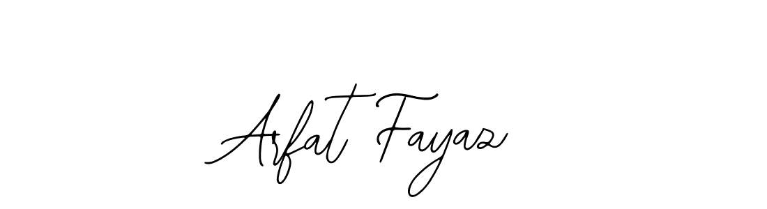 Design your own signature with our free online signature maker. With this signature software, you can create a handwritten (Bearetta-2O07w) signature for name Arfat Fayaz. Arfat Fayaz signature style 12 images and pictures png