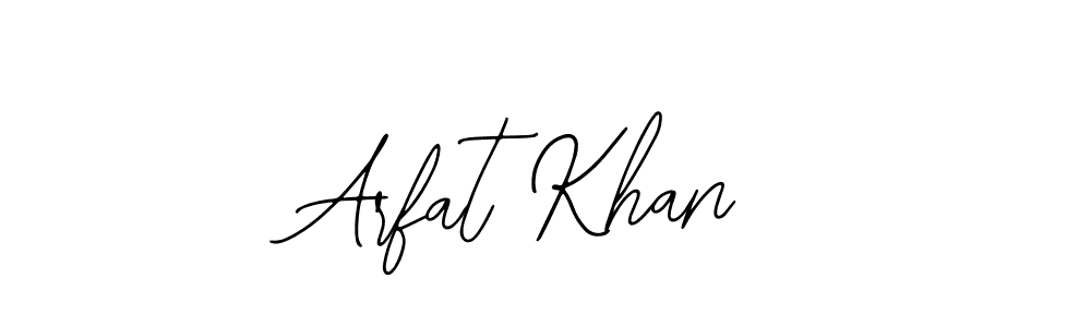 It looks lik you need a new signature style for name Arfat Khan. Design unique handwritten (Bearetta-2O07w) signature with our free signature maker in just a few clicks. Arfat Khan signature style 12 images and pictures png