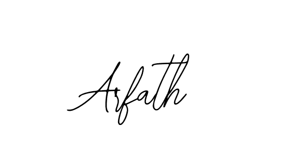 Make a short Arfath signature style. Manage your documents anywhere anytime using Bearetta-2O07w. Create and add eSignatures, submit forms, share and send files easily. Arfath signature style 12 images and pictures png