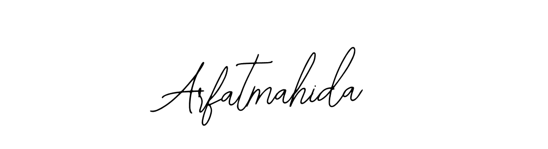 Use a signature maker to create a handwritten signature online. With this signature software, you can design (Bearetta-2O07w) your own signature for name Arfatmahida. Arfatmahida signature style 12 images and pictures png