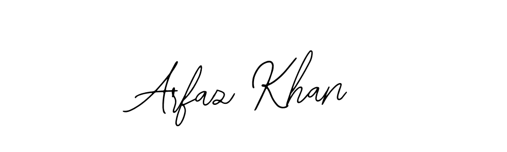 The best way (Bearetta-2O07w) to make a short signature is to pick only two or three words in your name. The name Arfaz Khan include a total of six letters. For converting this name. Arfaz Khan signature style 12 images and pictures png