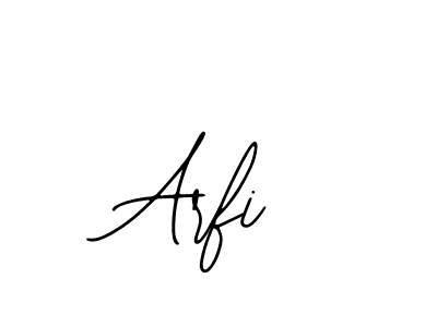 Design your own signature with our free online signature maker. With this signature software, you can create a handwritten (Bearetta-2O07w) signature for name Arfi. Arfi signature style 12 images and pictures png