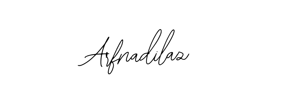 Design your own signature with our free online signature maker. With this signature software, you can create a handwritten (Bearetta-2O07w) signature for name Arfnadilaz. Arfnadilaz signature style 12 images and pictures png