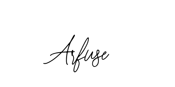 The best way (Bearetta-2O07w) to make a short signature is to pick only two or three words in your name. The name Arfuse include a total of six letters. For converting this name. Arfuse signature style 12 images and pictures png