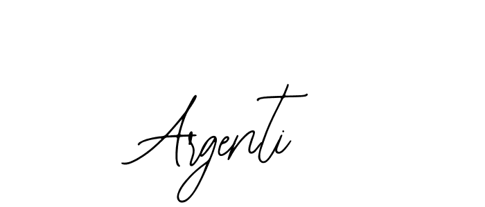 How to make Argenti name signature. Use Bearetta-2O07w style for creating short signs online. This is the latest handwritten sign. Argenti signature style 12 images and pictures png