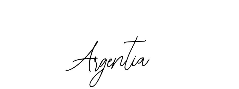 Use a signature maker to create a handwritten signature online. With this signature software, you can design (Bearetta-2O07w) your own signature for name Argentia. Argentia signature style 12 images and pictures png