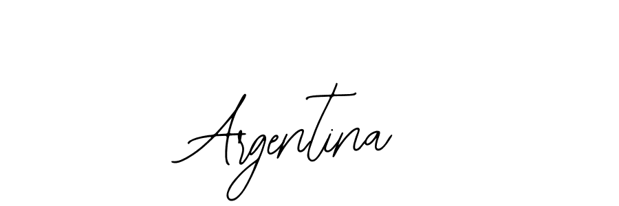 Use a signature maker to create a handwritten signature online. With this signature software, you can design (Bearetta-2O07w) your own signature for name Argentina. Argentina signature style 12 images and pictures png