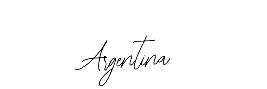 Use a signature maker to create a handwritten signature online. With this signature software, you can design (Bearetta-2O07w) your own signature for name Argentina. Argentina signature style 12 images and pictures png