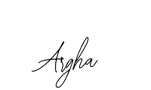 Use a signature maker to create a handwritten signature online. With this signature software, you can design (Bearetta-2O07w) your own signature for name Argha. Argha signature style 12 images and pictures png