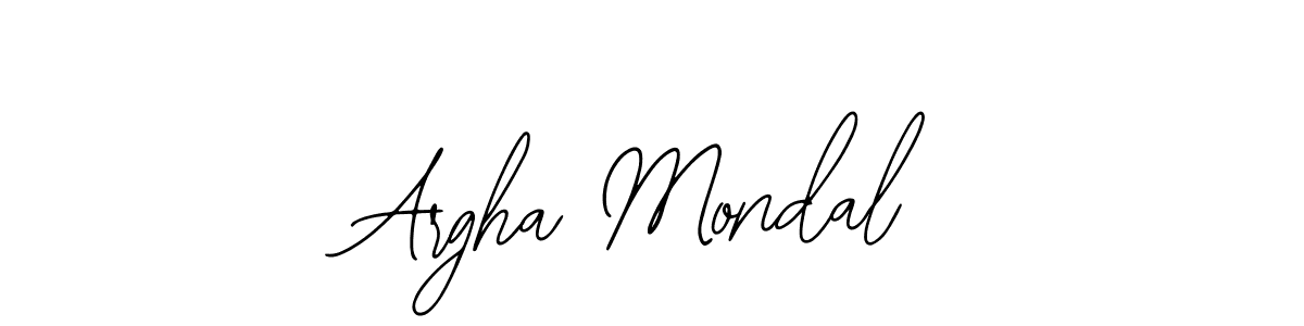 How to make Argha Mondal signature? Bearetta-2O07w is a professional autograph style. Create handwritten signature for Argha Mondal name. Argha Mondal signature style 12 images and pictures png