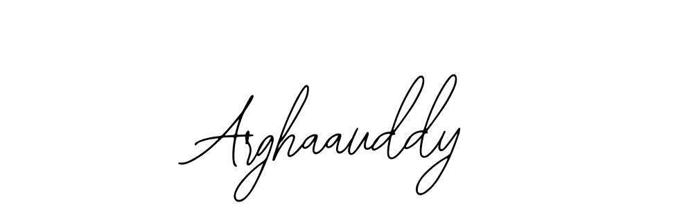 How to make Arghaauddy name signature. Use Bearetta-2O07w style for creating short signs online. This is the latest handwritten sign. Arghaauddy signature style 12 images and pictures png