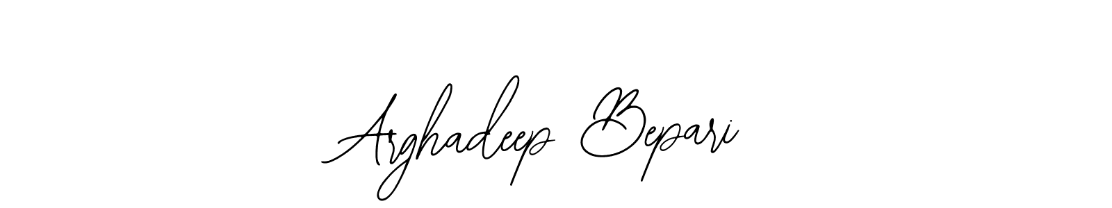 if you are searching for the best signature style for your name Arghadeep Bepari. so please give up your signature search. here we have designed multiple signature styles  using Bearetta-2O07w. Arghadeep Bepari signature style 12 images and pictures png