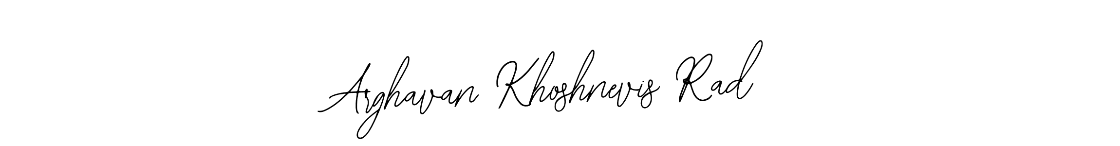 Also we have Arghavan Khoshnevis Rad name is the best signature style. Create professional handwritten signature collection using Bearetta-2O07w autograph style. Arghavan Khoshnevis Rad signature style 12 images and pictures png