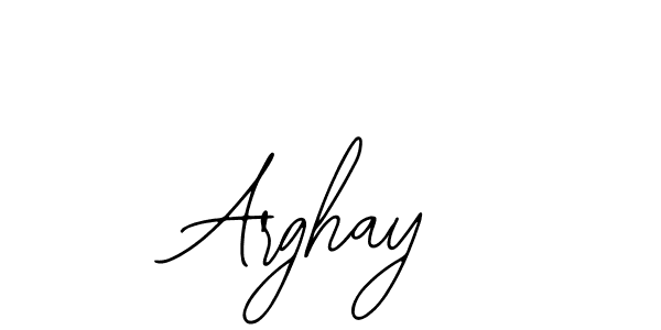 Design your own signature with our free online signature maker. With this signature software, you can create a handwritten (Bearetta-2O07w) signature for name Arghay. Arghay signature style 12 images and pictures png