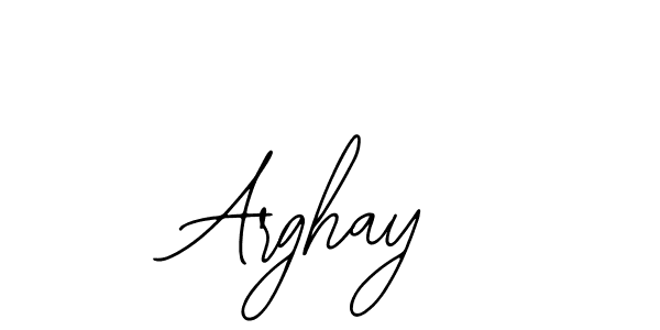 Design your own signature with our free online signature maker. With this signature software, you can create a handwritten (Bearetta-2O07w) signature for name Arghay. Arghay signature style 12 images and pictures png