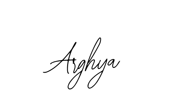 How to make Arghya signature? Bearetta-2O07w is a professional autograph style. Create handwritten signature for Arghya name. Arghya signature style 12 images and pictures png