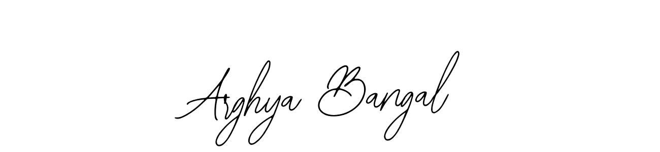 Arghya Bangal stylish signature style. Best Handwritten Sign (Bearetta-2O07w) for my name. Handwritten Signature Collection Ideas for my name Arghya Bangal. Arghya Bangal signature style 12 images and pictures png