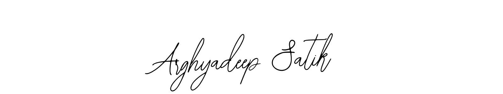 You should practise on your own different ways (Bearetta-2O07w) to write your name (Arghyadeep Satik) in signature. don't let someone else do it for you. Arghyadeep Satik signature style 12 images and pictures png