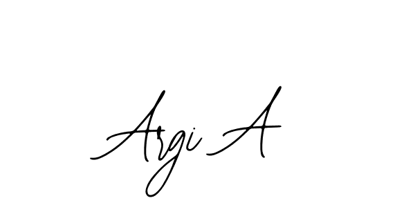 Create a beautiful signature design for name Argi A. With this signature (Bearetta-2O07w) fonts, you can make a handwritten signature for free. Argi A signature style 12 images and pictures png