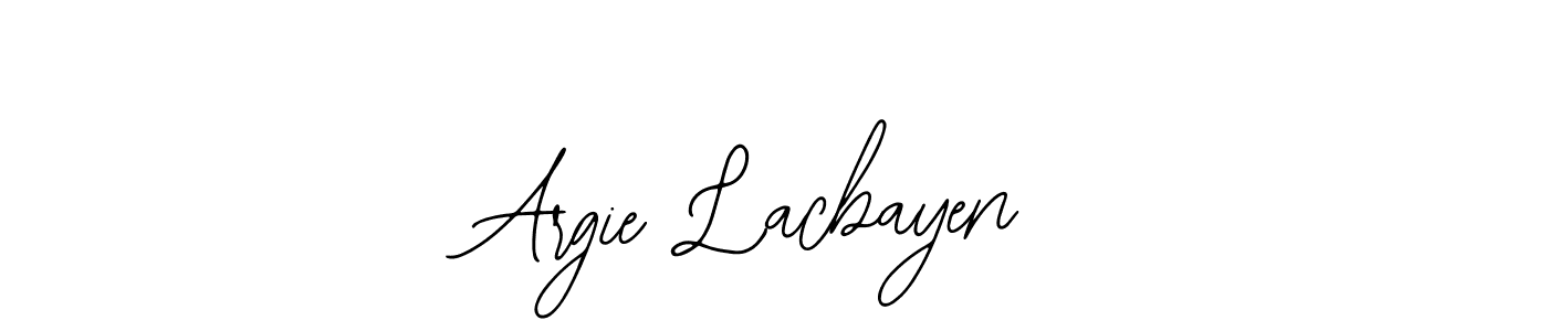 Use a signature maker to create a handwritten signature online. With this signature software, you can design (Bearetta-2O07w) your own signature for name Argie Lacbayen. Argie Lacbayen signature style 12 images and pictures png