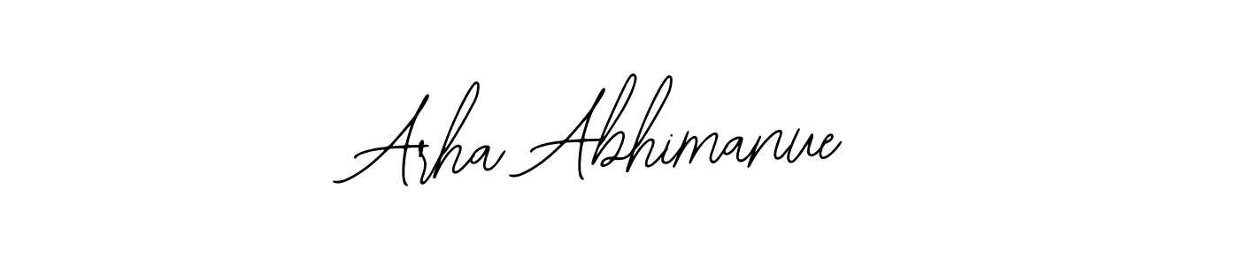 See photos of Arha Abhimanue official signature by Spectra . Check more albums & portfolios. Read reviews & check more about Bearetta-2O07w font. Arha Abhimanue signature style 12 images and pictures png