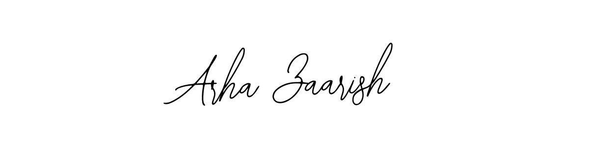 Arha Zaarish stylish signature style. Best Handwritten Sign (Bearetta-2O07w) for my name. Handwritten Signature Collection Ideas for my name Arha Zaarish. Arha Zaarish signature style 12 images and pictures png