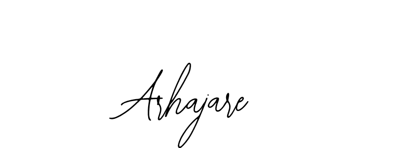 Use a signature maker to create a handwritten signature online. With this signature software, you can design (Bearetta-2O07w) your own signature for name Arhajare. Arhajare signature style 12 images and pictures png