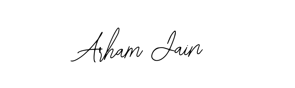Make a beautiful signature design for name Arham Jain. Use this online signature maker to create a handwritten signature for free. Arham Jain signature style 12 images and pictures png